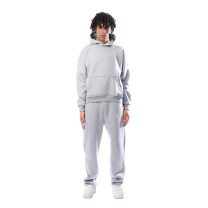 Sweat Capuche Unisexe Noir avec Poche Zippée