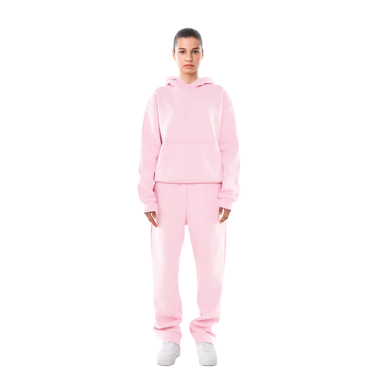 Sweat Capuche Unisexe Noir avec Poche Zippée
