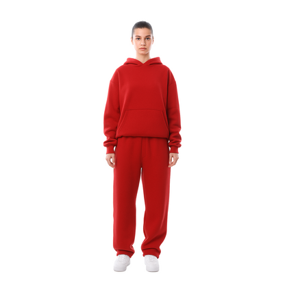 Sweat Capuche Unisexe Noir avec Poche Zippée