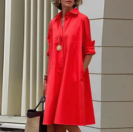 Robe Chemisier Élégante pour Femme - Robe Chic et Confortable - PanierRoyale