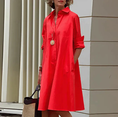 Robe Chemisier Élégante pour Femme - Robe Chic et Confortable - PanierRoyale