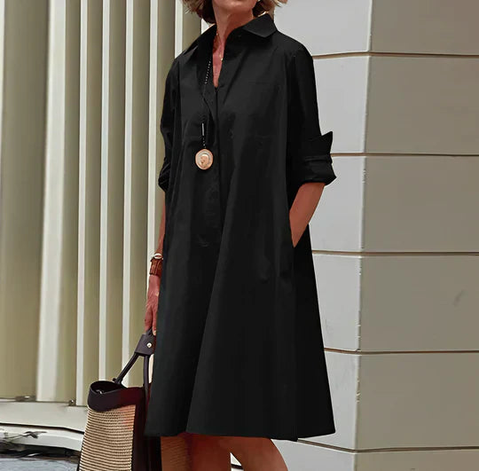 Robe Chemisier Élégante pour Femme - Robe Chic et Confortable