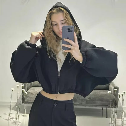 Sweat Capuche Féminin Slim Fit Tendance