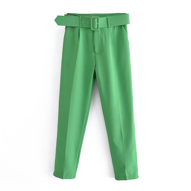 Pantalon Femme Confortable Taille Haute Élastique