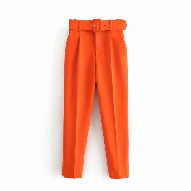 Pantalon Femme Confortable Taille Haute Élastique