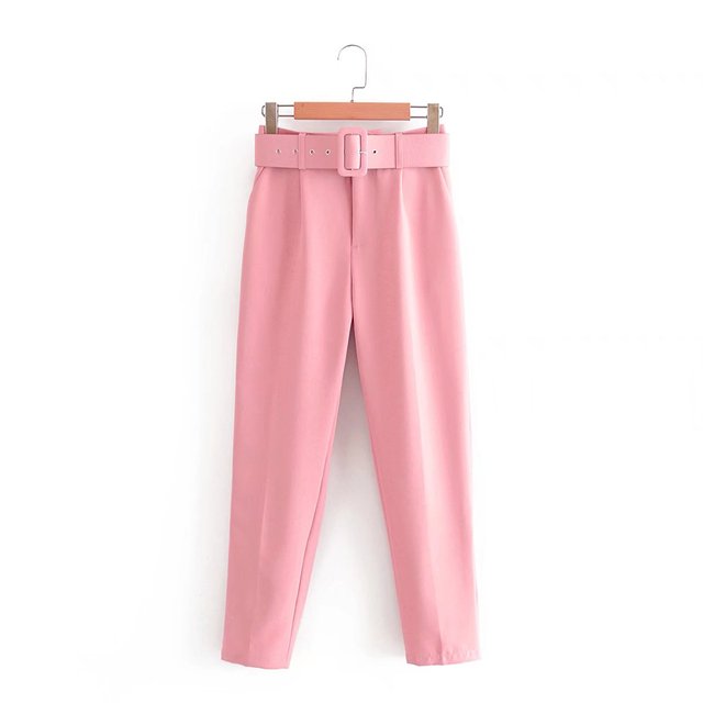 Pantalon Femme Confortable Taille Haute Élastique
