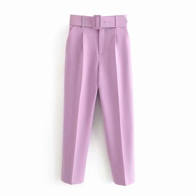 Pantalon Femme Confortable Taille Haute Élastique