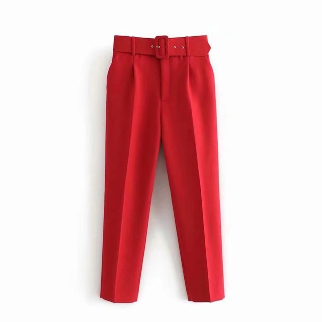 Pantalon Femme Confortable Taille Haute Élastique