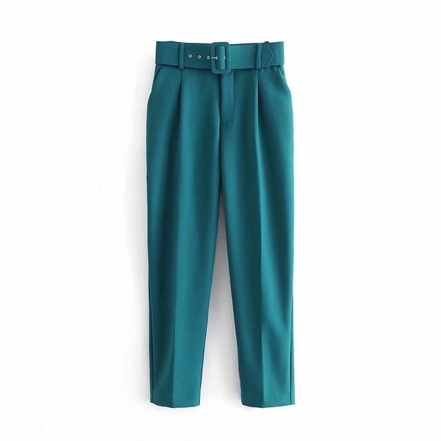 Pantalon Femme Confortable Taille Haute Élastique