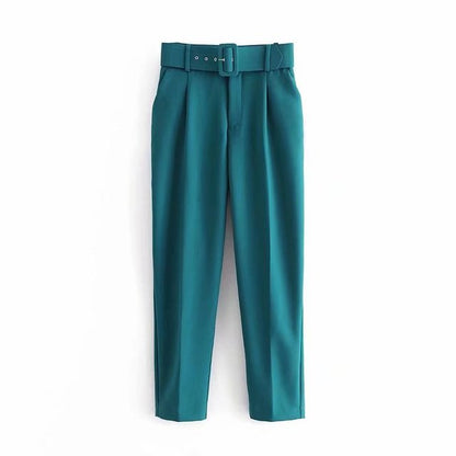 Pantalon Femme Confortable Taille Haute Élastique