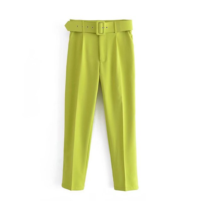 Pantalon Femme Confortable Taille Haute Élastique