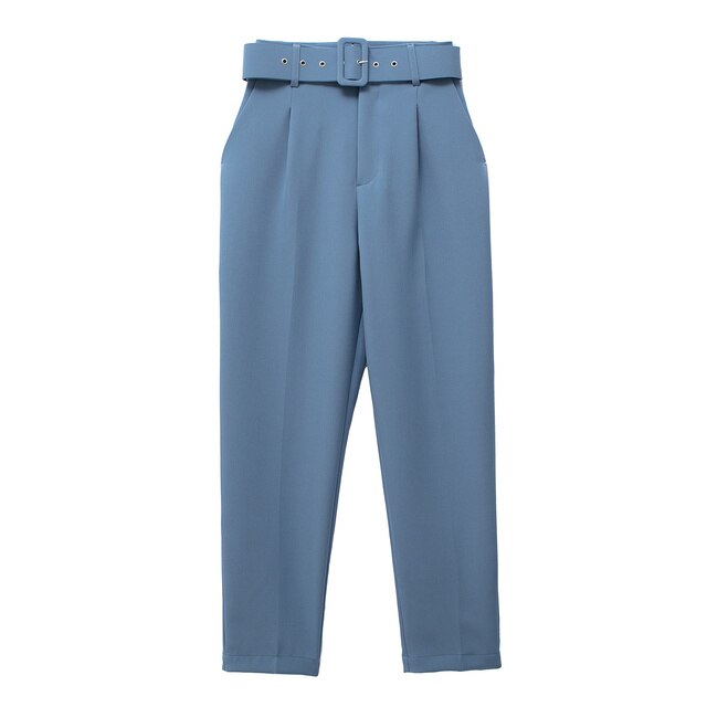 Pantalon Femme Confortable Taille Haute Élastique