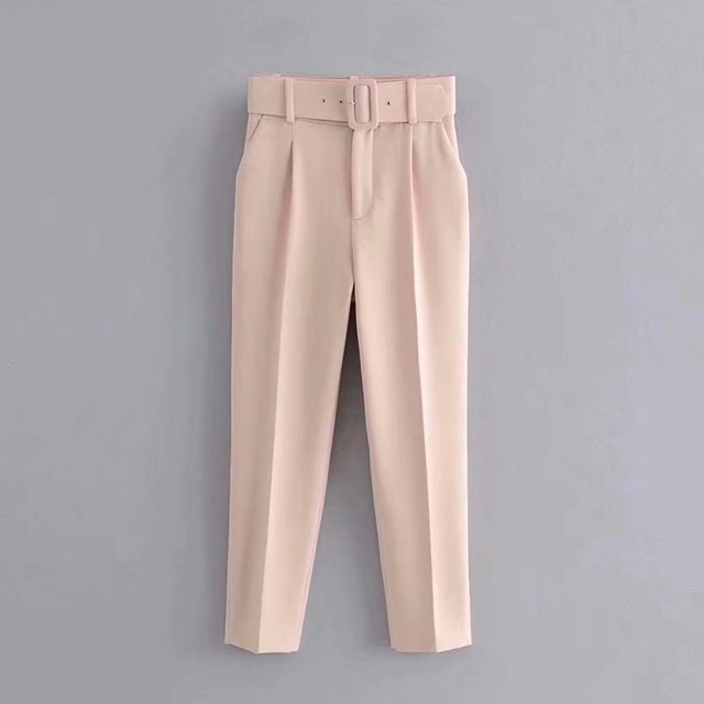 Pantalon Femme Confortable Taille Haute Élastique