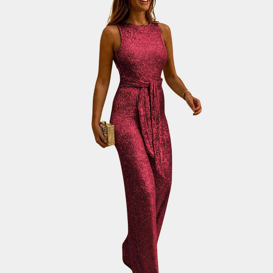 Robe de Soirée Dos Nu Élégante avec Ceinture - PanierRoyale