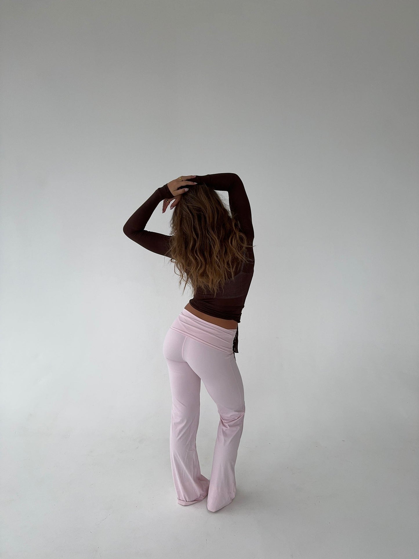 Cache-cœur Femme Tissu Extensible Coupe Ajustée Manches Longues