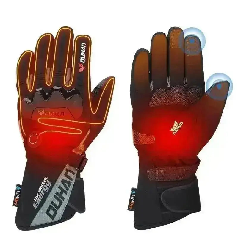 Gants Moto Électriques Chauffants et Étanches - PanierRoyale