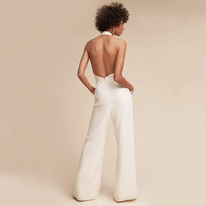 Combinaison Femme Élégante Sans Manches