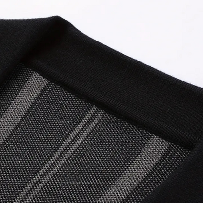 EMILIO - Gilet Rayé Chic pour Hommes en Style Décontracté
