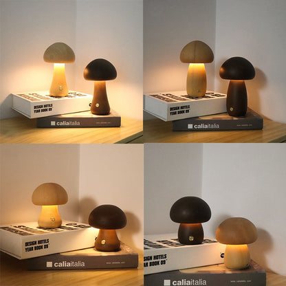 MycoLume™ – lampe de table ambiance bois dimmable