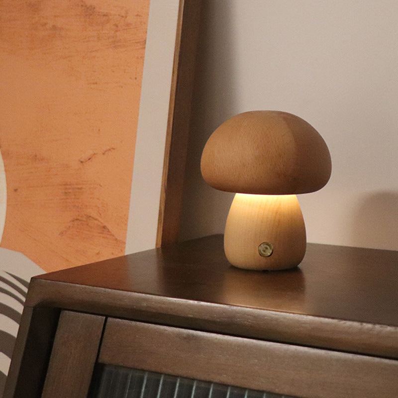 MycoLume™ – lampe de table ambiance bois dimmable