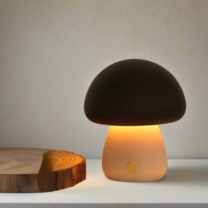 MycoLume™ – lampe de table ambiance bois dimmable
