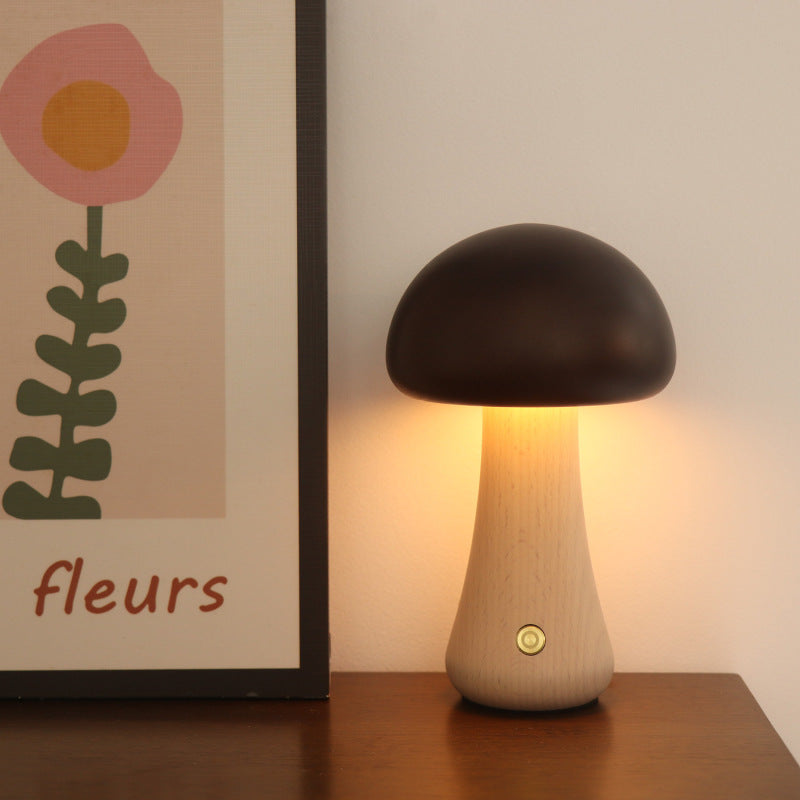 MycoLume™ – lampe de table ambiance bois dimmable