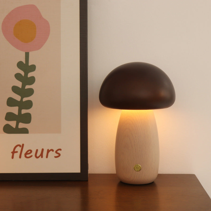 MycoLume™ – lampe de table ambiance bois dimmable