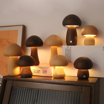 MycoLume™ – lampe de table ambiance bois dimmable