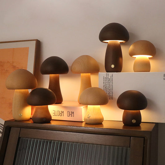 MycoLume™ – lampe de table ambiance bois dimmable