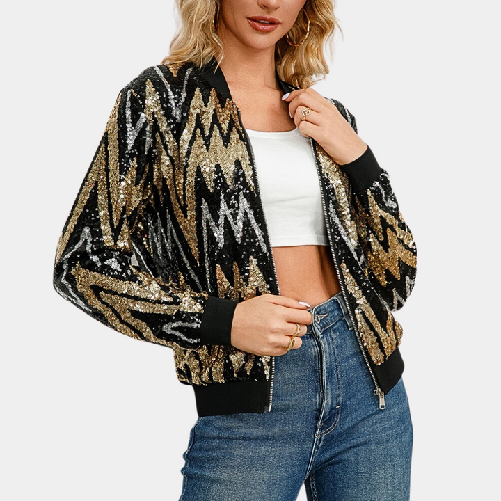 Veste Tendance Or - vue 4