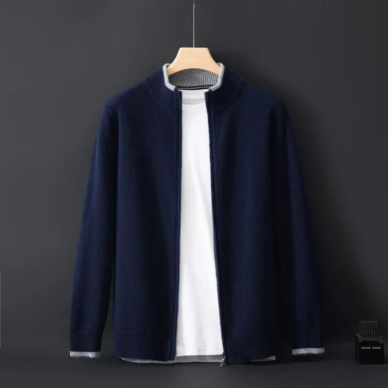 Blouson Homme Cashmere Élégant et Chaud