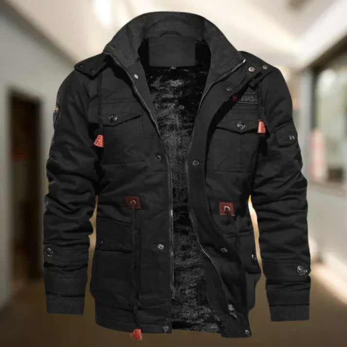 Veste Hiver Homme Épaisse et Chaude à Capuchon - PanierRoyale