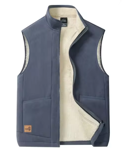 Gilet d'Hiver Homme Doublure Chaude et Légère