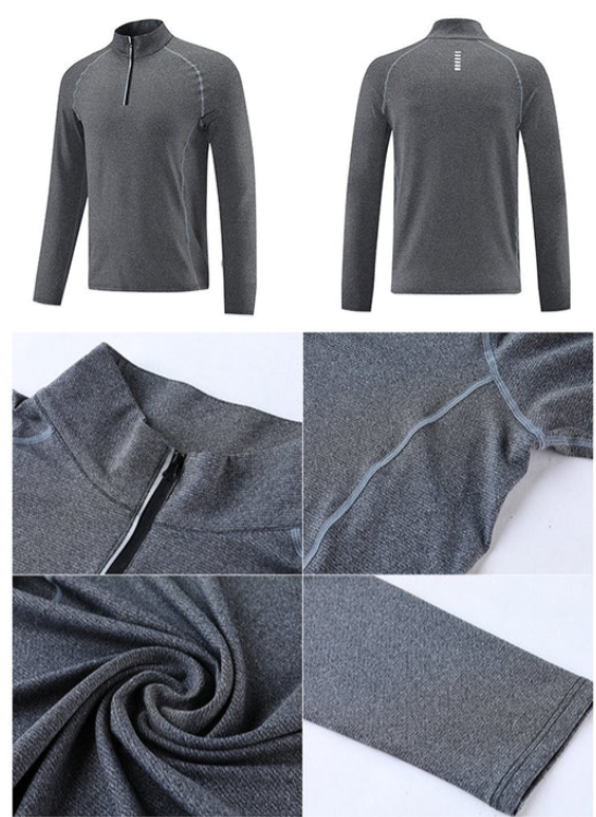 Chemise Homme Technique à Fermeture Éclair
