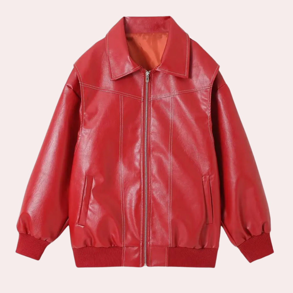 MANUELA - Veste de Motard Élégante pour Femmes
