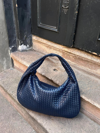 Sac à Main Cuir Végétal Tressé Élégant