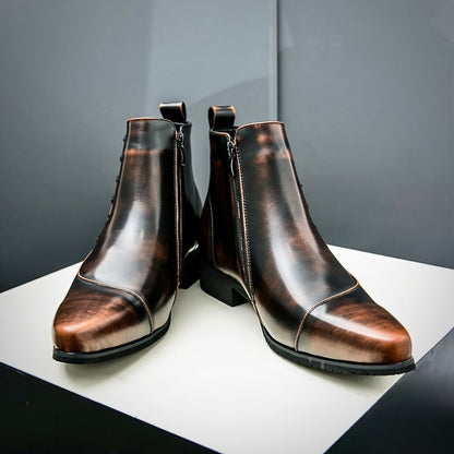 Bottes en Cuir Homme Élégantes