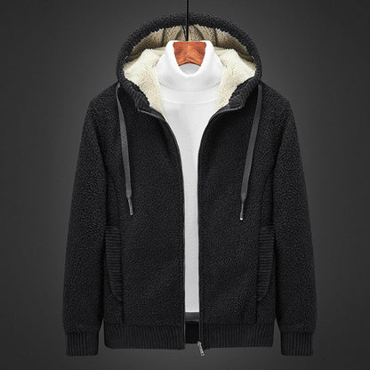 Pull Capuche Homme Doublure Chaude et Confortable