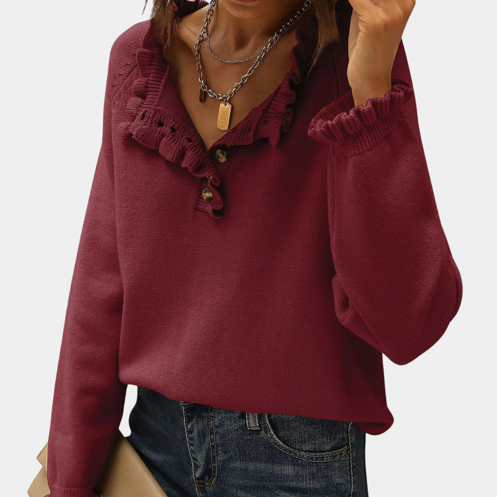 Pull à Manches Longues pour Femme Élégant