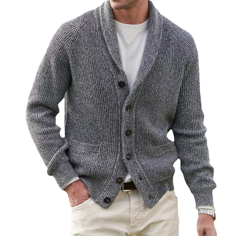 Cardigan Homme Tricot Chaud et Détendu