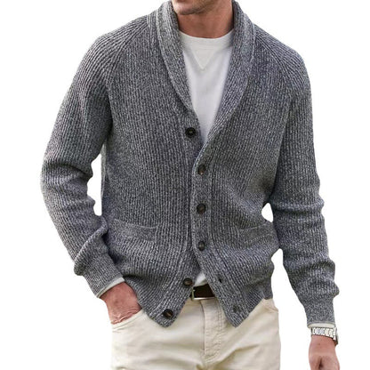 Cardigan Homme Tricot Chaud et Détendu