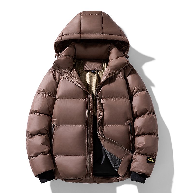 Doudoune Homme Hiver avec Capuche Chaude et Légère