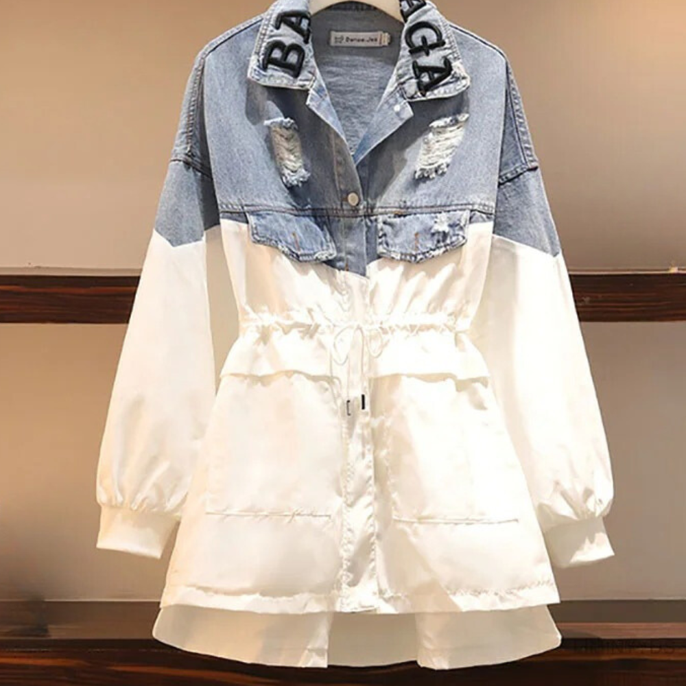 ISHA - Veste en Jean Cordon à la Mode pour Femmes