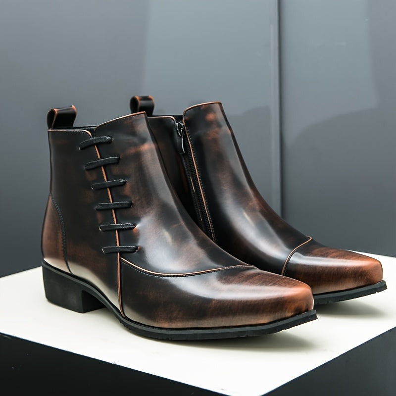 Bottes en Cuir Homme Élégantes