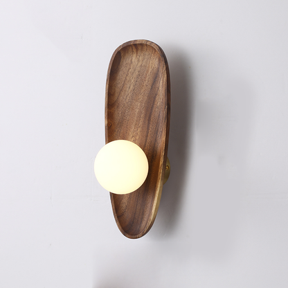 NaturaGlow™ – Applique Murale Bois Naturel LED Élégante & Durable