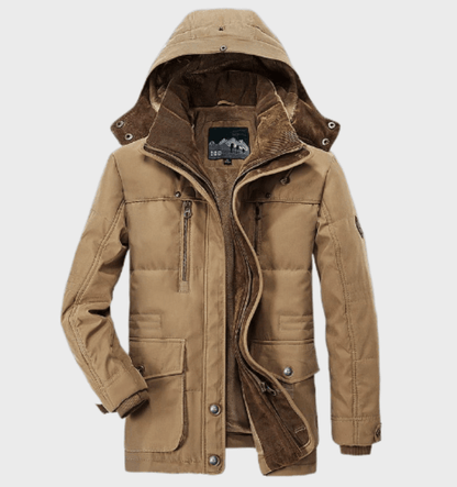 Veste Hiver Homme Fourrure Doublée et Imperméable - PanierRoyale