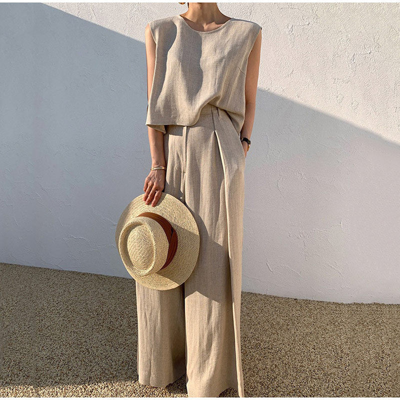 Robe Été Lin Naturel Féminine et Légère - PanierRoyale