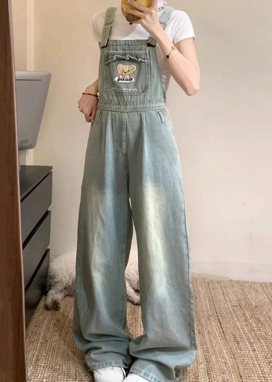 DenimCourt Brodé Veste Jean Sans Manches - EasyApparels