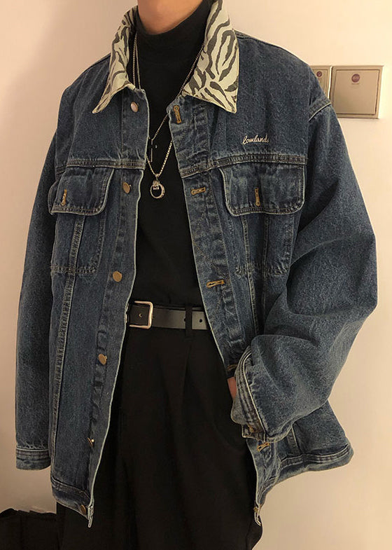 Stylish Blue Denim Jacket for Men Spring - EasyApparels