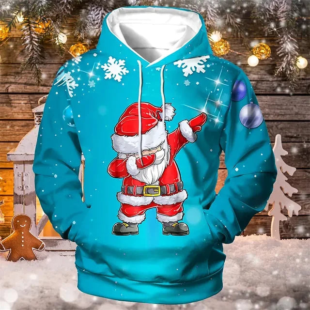 Sweat à capuche hiver homme manches longues - PanierRoyale